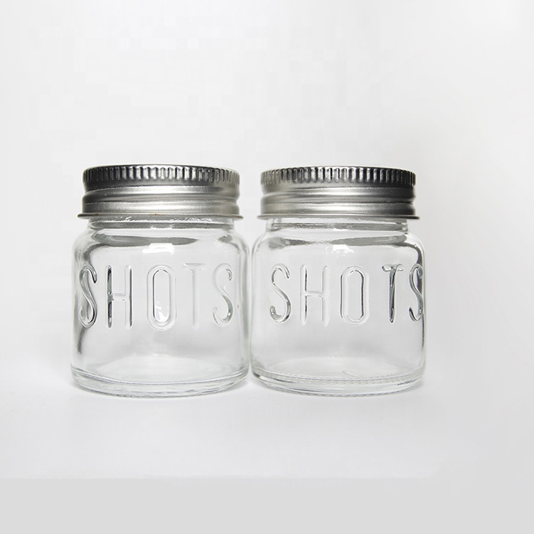 2oz mini mason shot glasses vodka shots unique shape glass juice whisky glasses tequila container