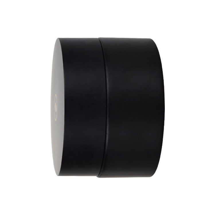 2oz round shape balm jar 60ml 60g matte black glass jar for face cream