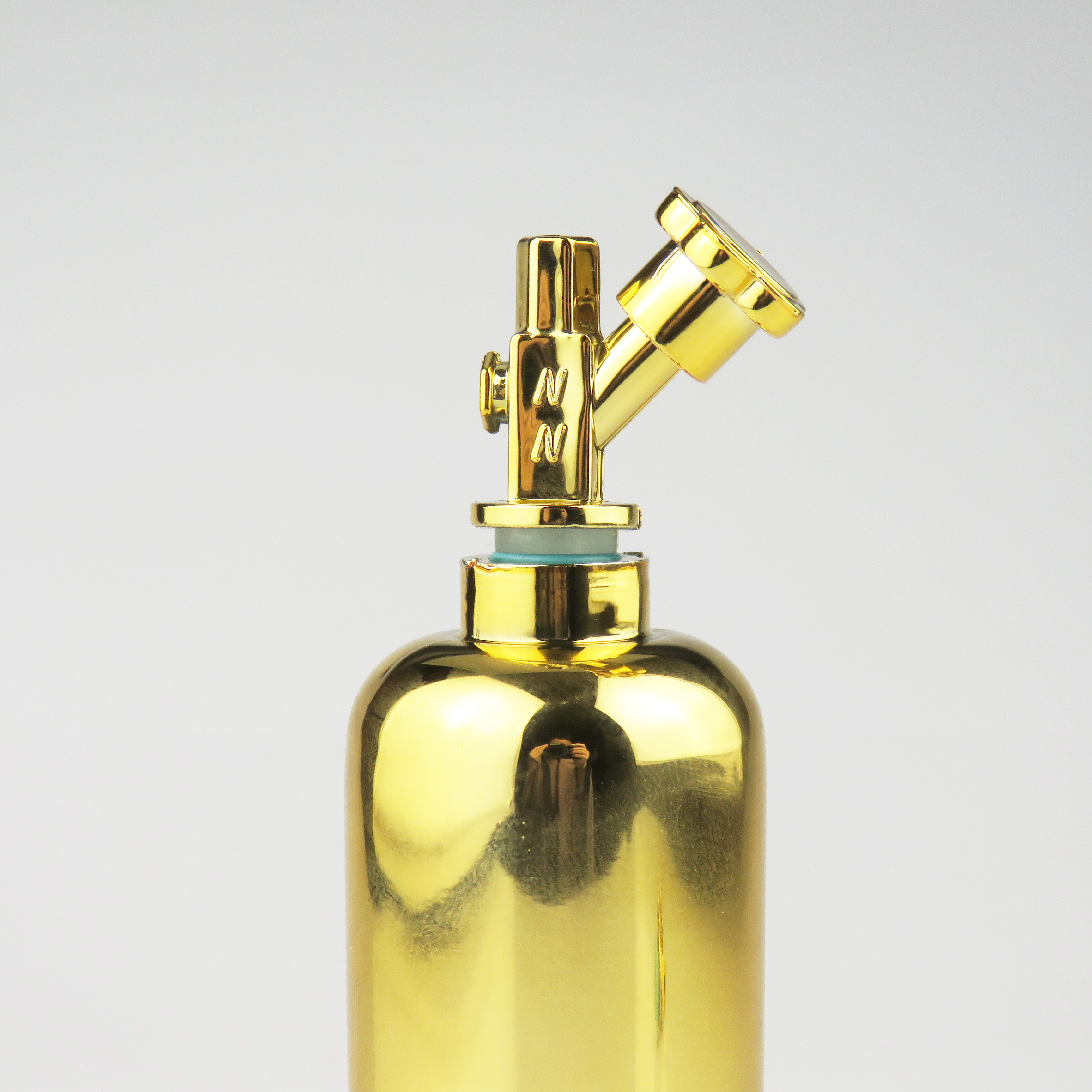 2oz soft plastic squeeze shiny gold dropper nos bottle for e-cig oil e liquid 60ml