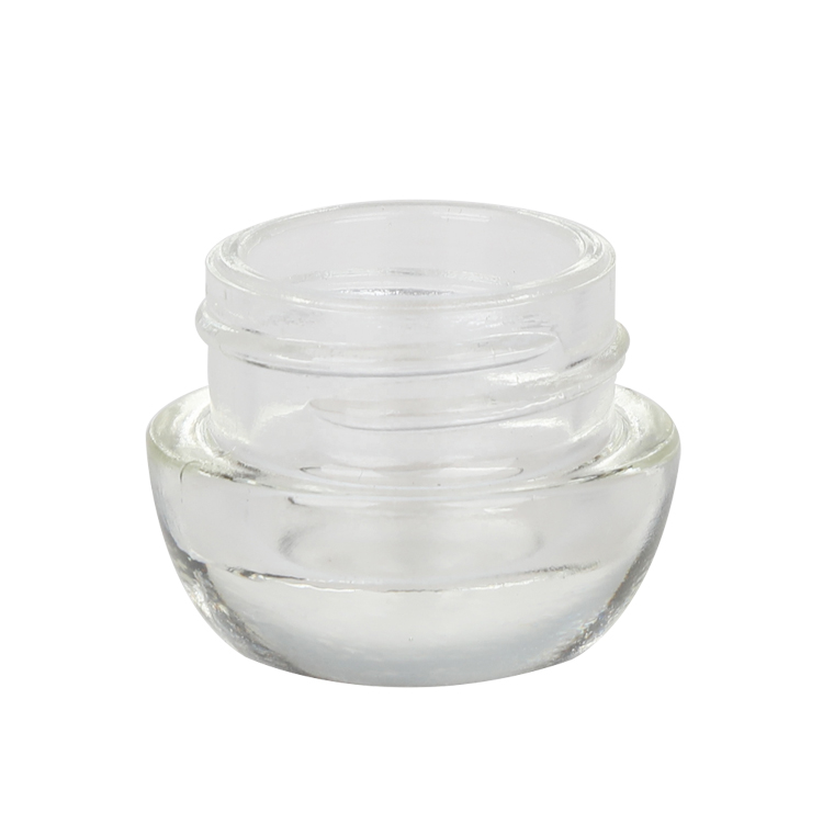 3/10ml glass Dual-use cosmetic skincare cream square packaging child resistant 5ml 9ml cbd weed dab storage jar with CRC