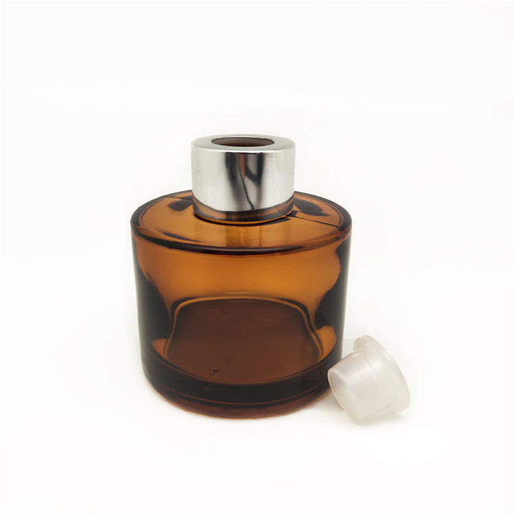 3.33oz home use amber color aroma glass diffuser bottle