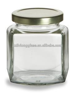 3.5 oz 100ml Oval Hexagon Glass Jars for Jam Honey Wedding Favors Shower Favors Baby Foods DIY Magnetic Spice Jars