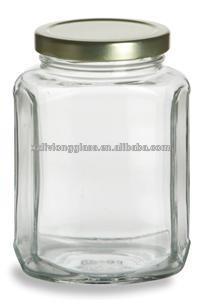 3.5 oz 100ml Oval Hexagon Glass Jars for Jam Honey Wedding Favors Shower Favors Baby Foods DIY Magnetic Spice Jars