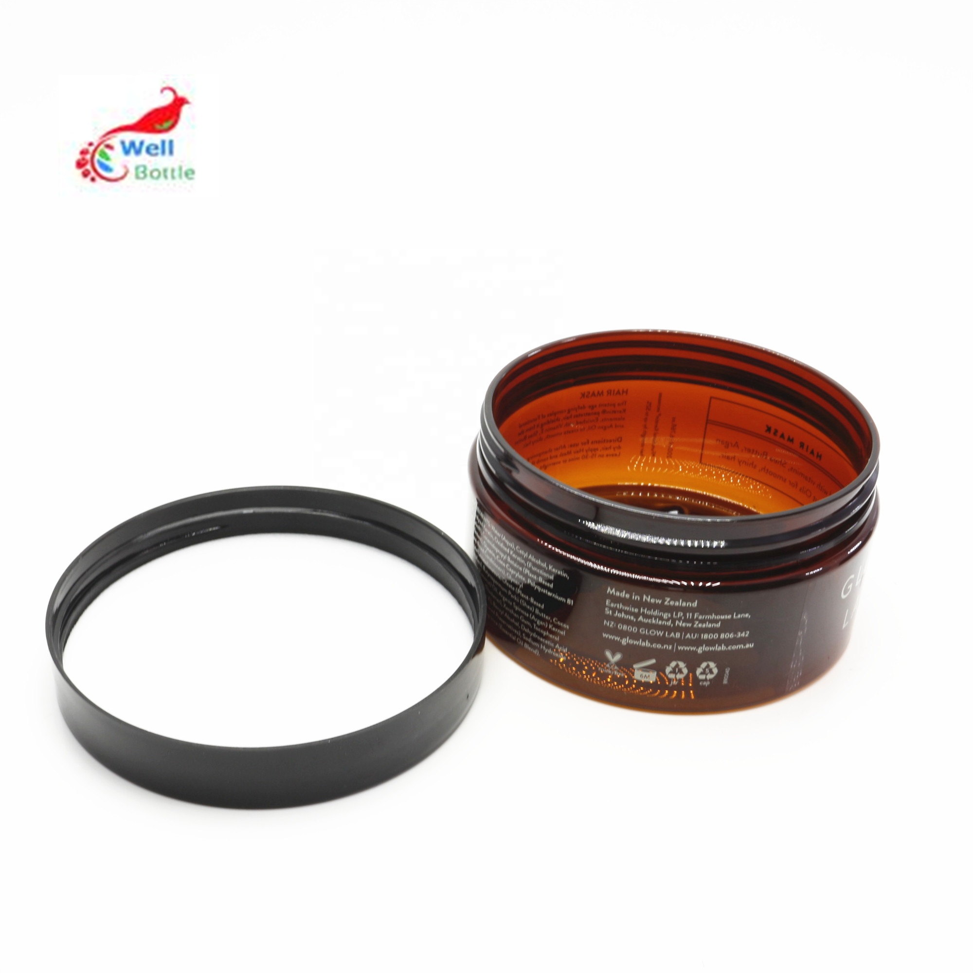3.5OZ    4OZ  5OZ   Low Profile Container Beauty PET JARS PL-282K