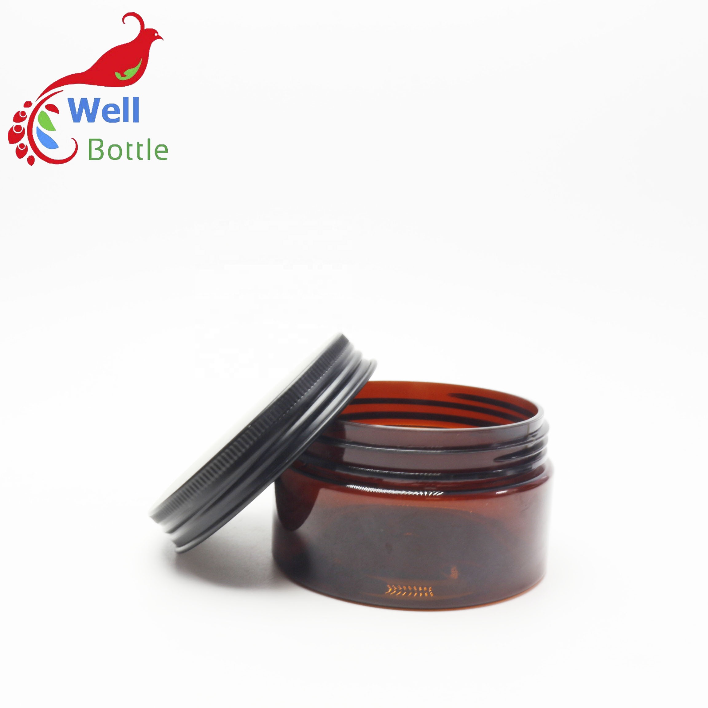 3.5OZ 4OZ 5OZ Low Profile Container Beauty PET JARS PL-282K
