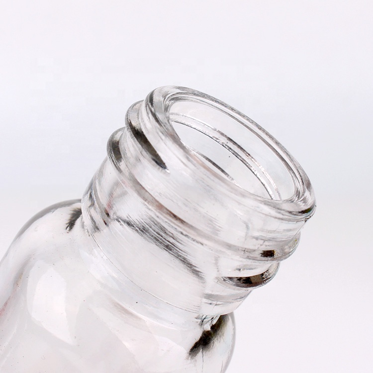 3.5oz light bulb glass beads sand jewelry findings bottle jar with metal lid