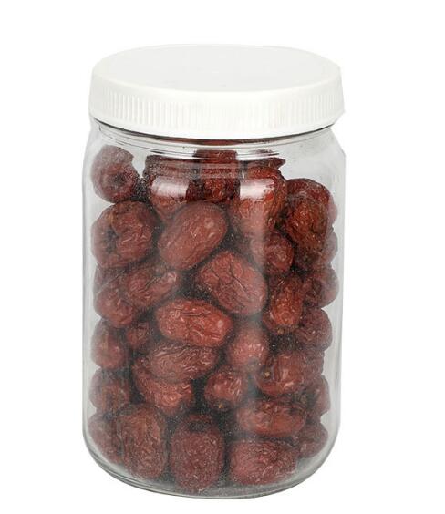 3 Packs Wholesale Airtight Glass Jars With Screw Plastic Lids For Food Storage Grains Kimchi Tea