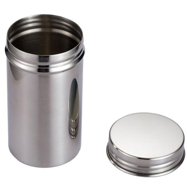 3 Sizes Stainless Steel Coffee Canisters With Air Tight Screw Lids Bean Storage Containers For Kitchen Coffee Tea Sugar