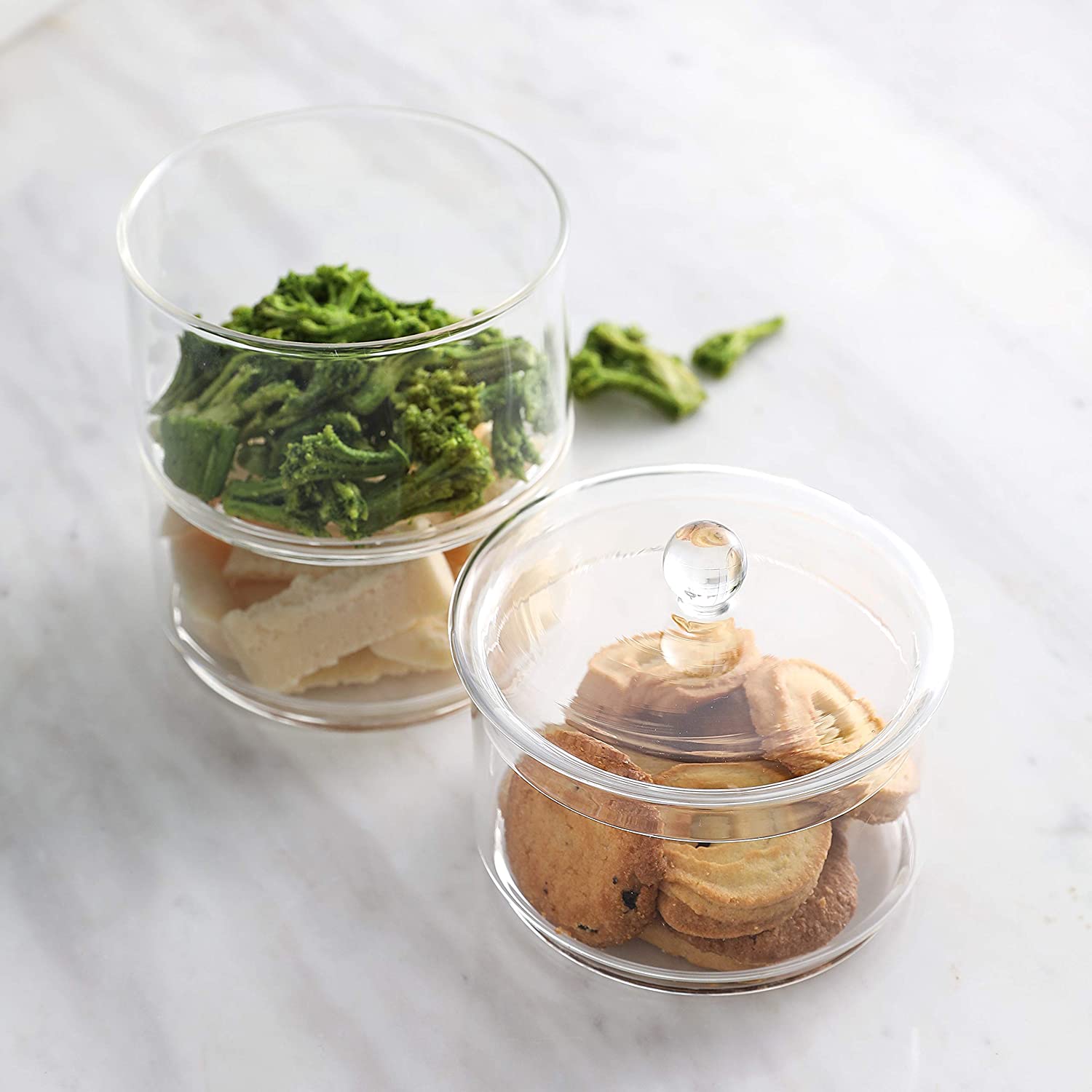 3 Tier/Level candy Container/Organizer/Apothecary makeup kitchen bathroom vanity jars canister