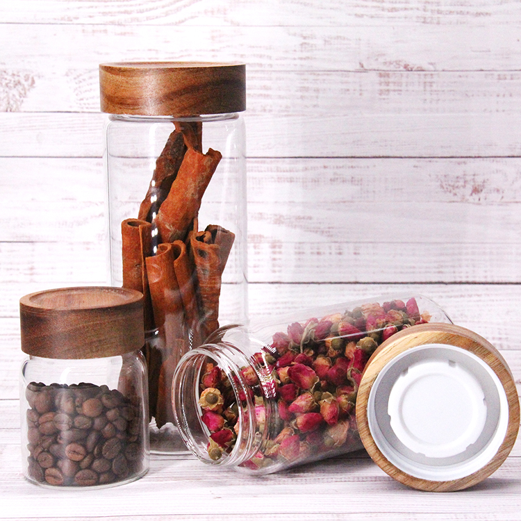 3 Tier Stackable Glass Cookie Jar Borosilicate Glass Stack Food Jar