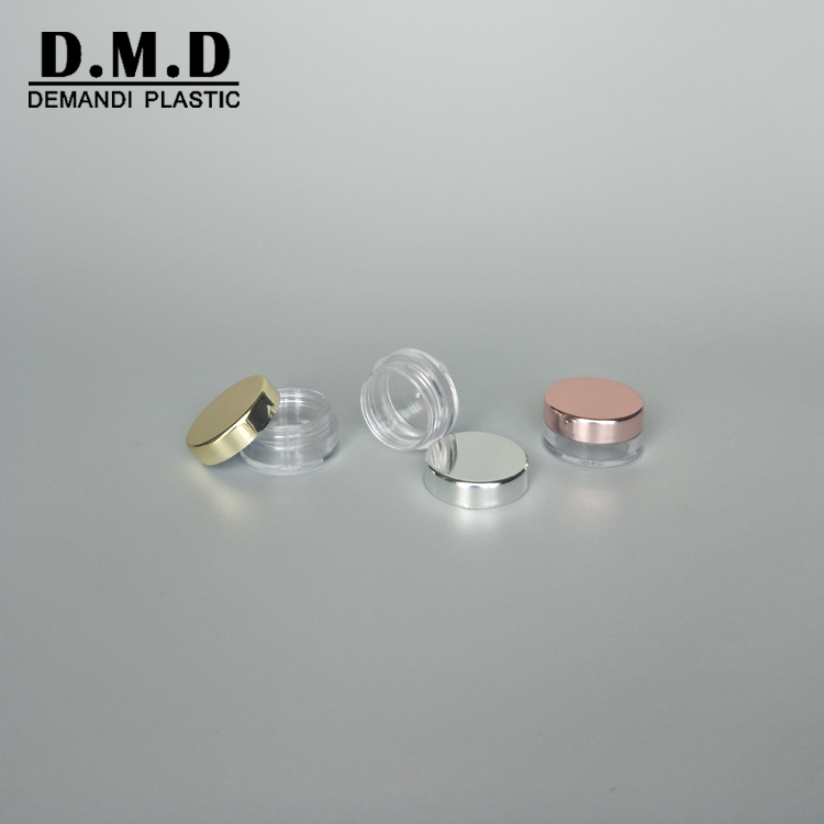 3 ml 5g 5 ml 10 g 10 ml 15 g 20 g 25g 1 oz 30 ml 50 ml 60 grams 2oz 120 ml plastic empty clear transparent cosmetic jar with lid