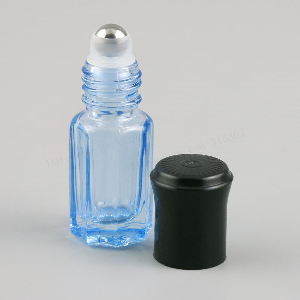 3 ml empty mini glass bottled essential oil bottle can be filled with perfume bottle