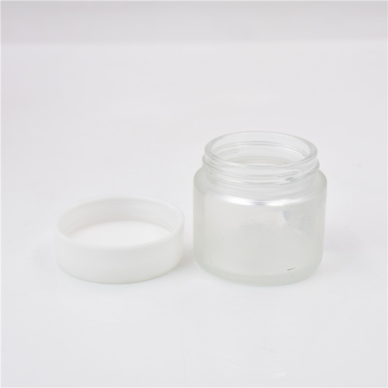 3 oz 4 oz frosted childproof glass jars child resistant container with airtight smell proof lid
