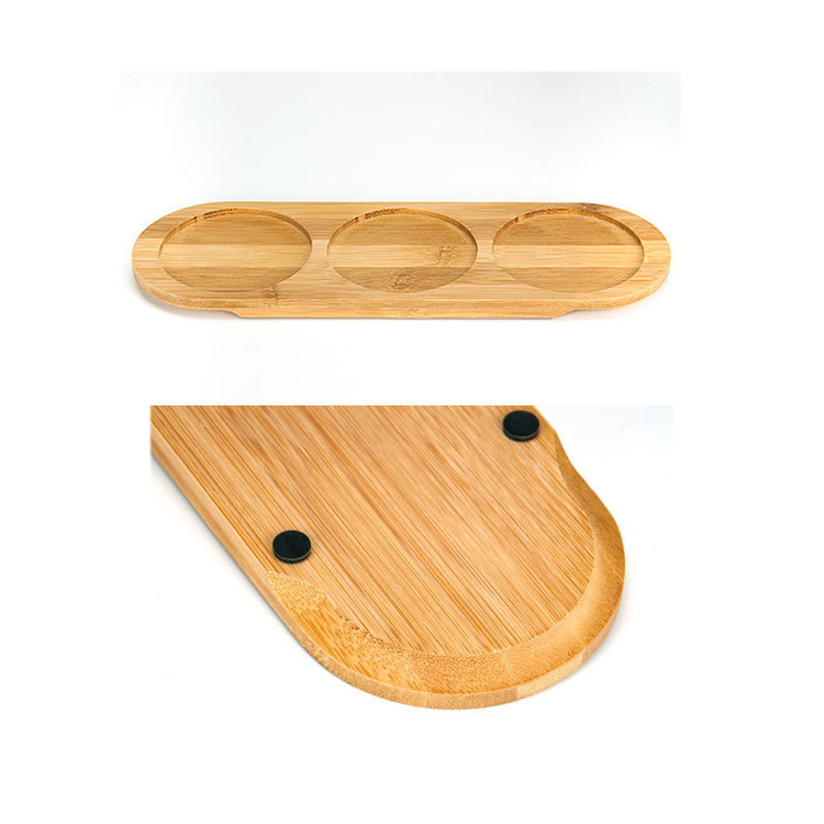 3 pieces glass storage container jars with bamboo lids in kitchen