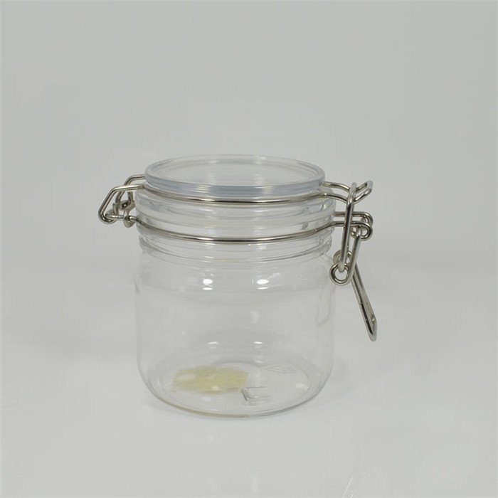 3 sets coffee sugar tea plastic mason jar with separtly metal lid