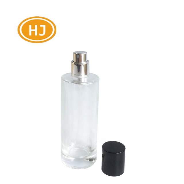 30/35/50 ml Brand Name Customize China Supplier Empty Frost Round ClearGlass Perfume Spray Bottle Wholesale With Magnetic Cap