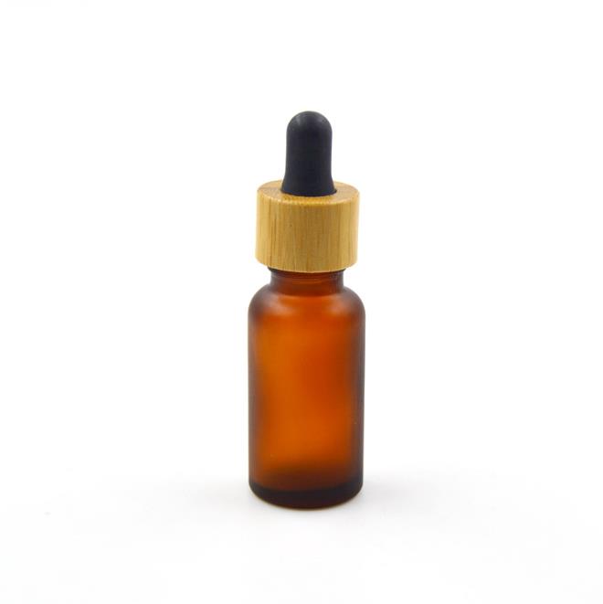 30 50 100g frosted amber glass skincare cream jar 10ml essential oil dropper bottle 100ml lotion spray bottle with bamboo top
