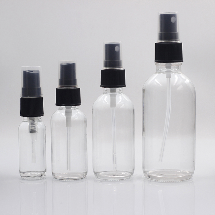 30/50/60/80/100/120 Ml Clear Atomizer Spray Glass Bottle With Atomiser Spray For Cosmetic