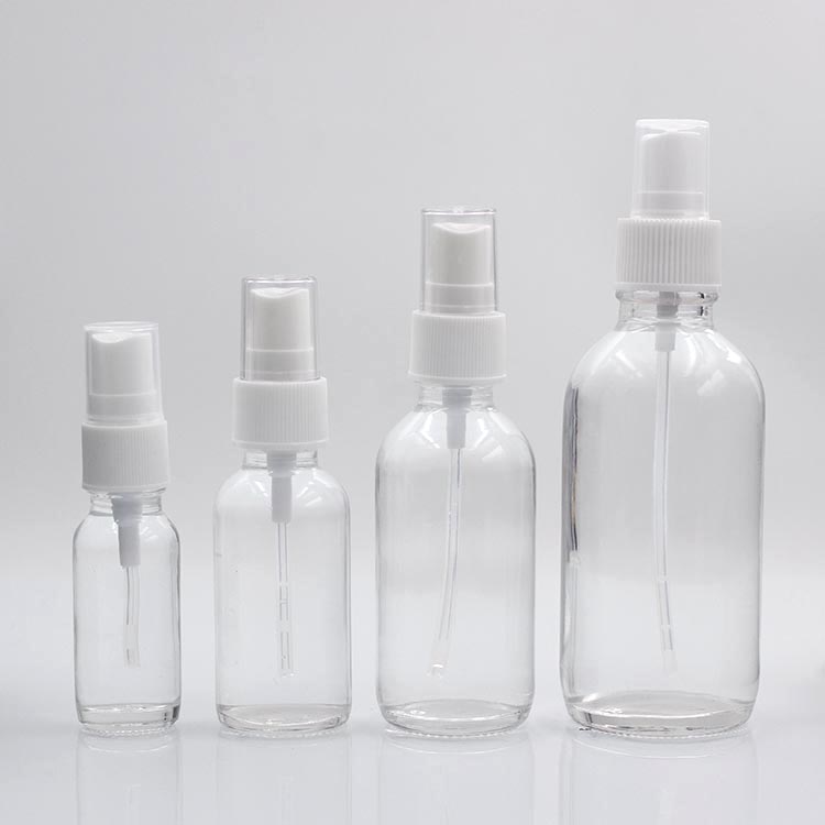 30/50/60/80/100/120 Ml Clear Atomizer Spray Glass Bottle With Atomiser Spray For Cosmetic