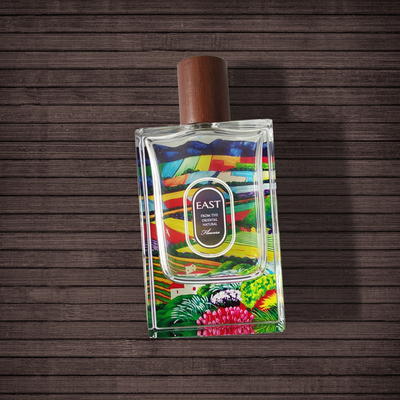 30/50/70/100ml popular modern style red green blue white black square glass perfume bottle for sale
