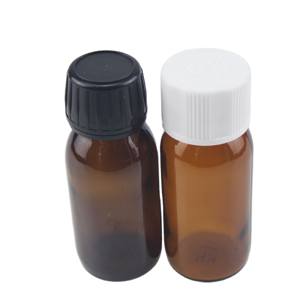 30 60 100 125 150 180 200 ml amber uv protection cough syrup pharmaceutical glass bottles with tamper proof cap