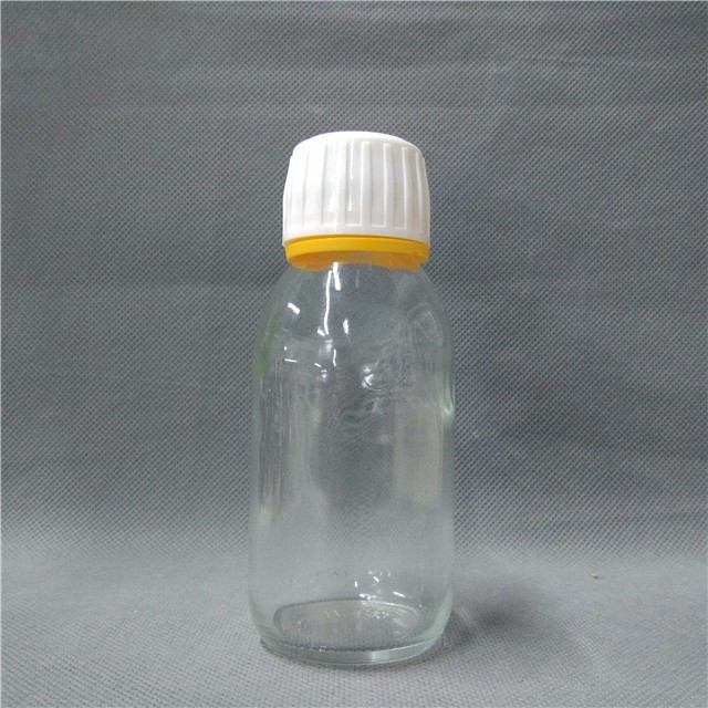 30 60 100 125 150 200 ml amber bullet round syrup pharmaceutical glass bottles with cap