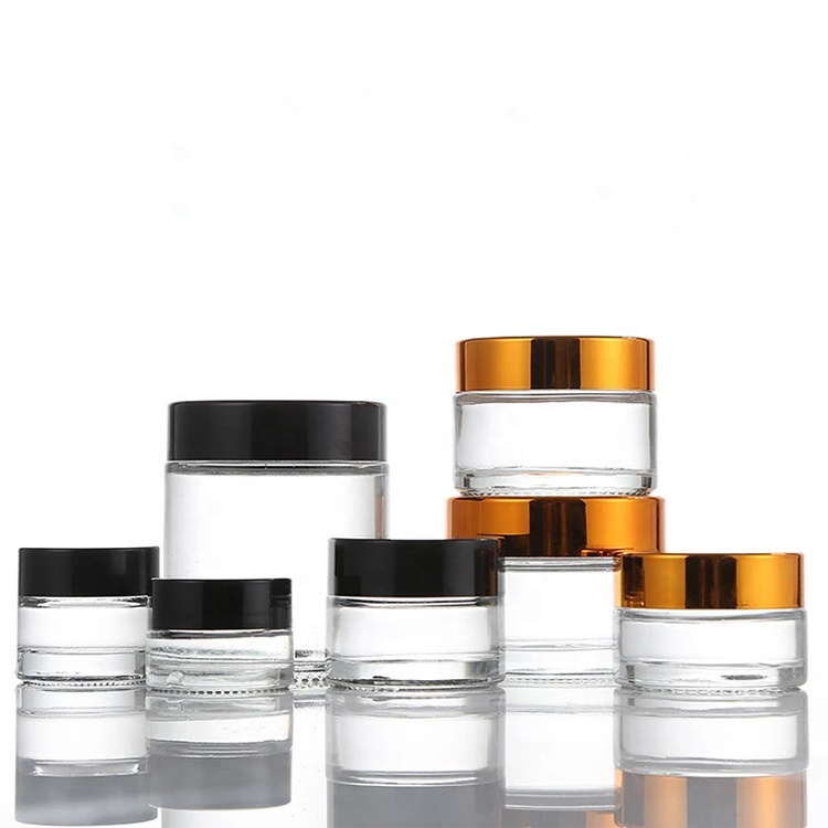 30/60m/120ml green glass jar can match with alumite caps