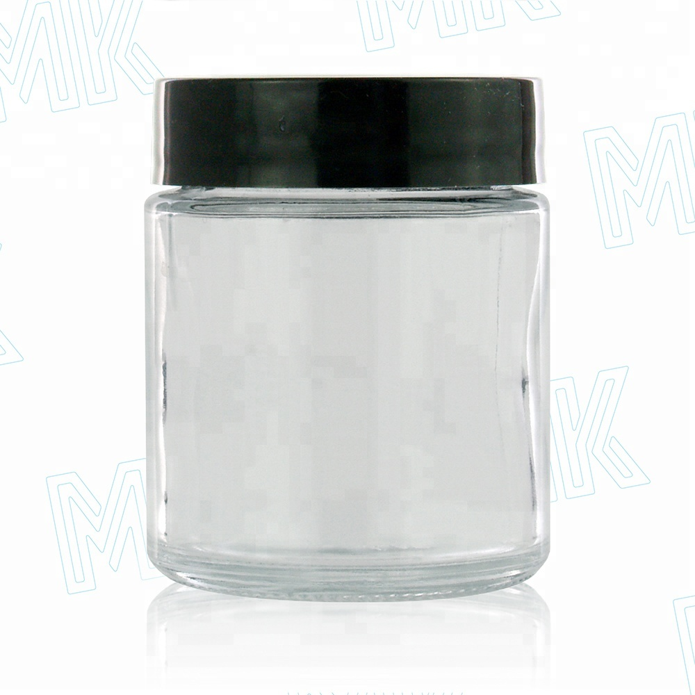 30/60m/120ml green glass jar can match with alumite caps