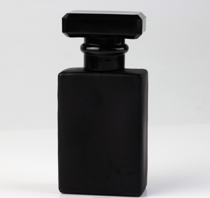 30 Ml 50 Ml 100Ml Clear Square Refillable Perfume Screw Glass Bottle For Essential Oil