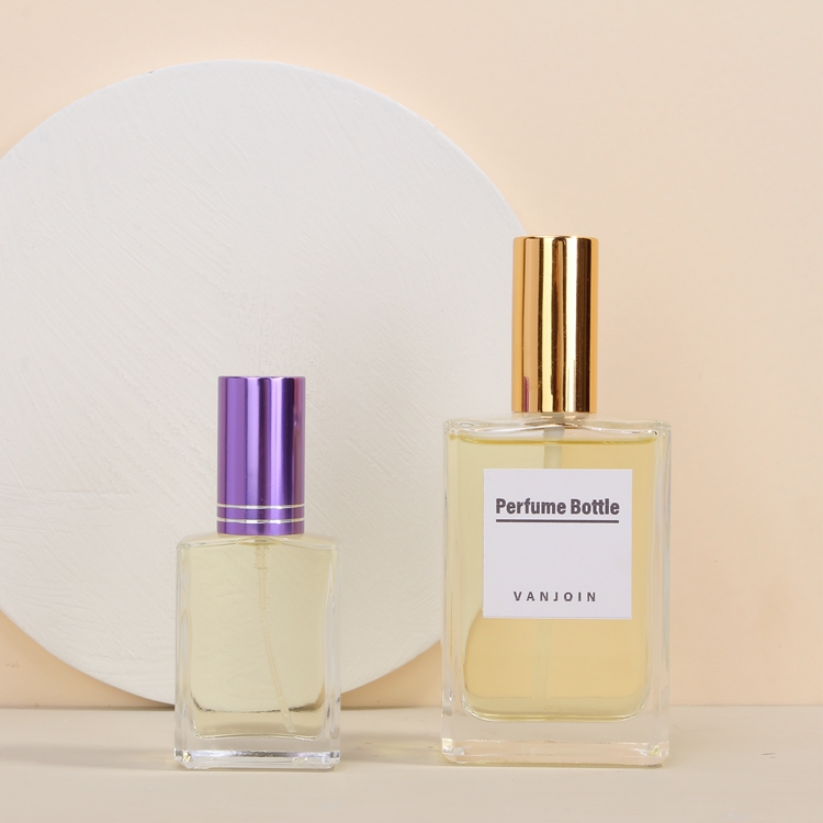 30 ml 50 ml 100 ml 150 ml Wholesale perfume glass bottle supplier with gold sprayer pump and cover