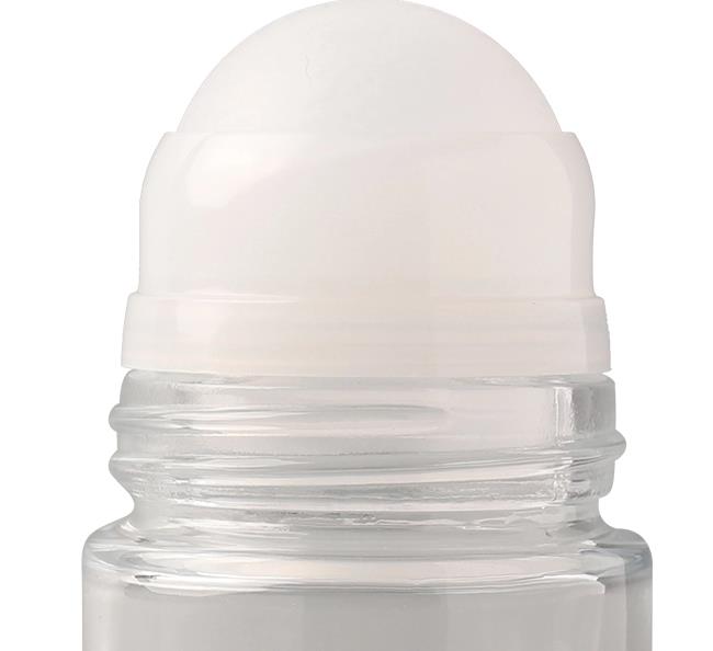 30 ml 50 ml 60 ml oval shape transparent empty roll on glass deodorant stick container bottles for body cream