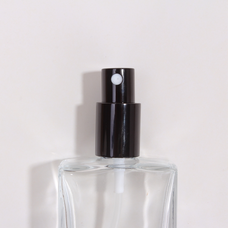 30 ml Fancy square refillable perfume empty glass bottle with spray