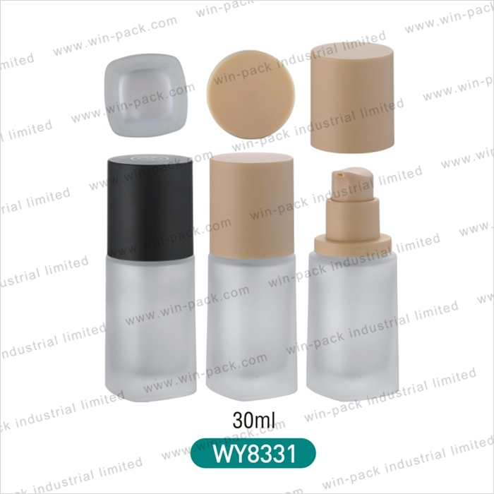 30 ml cosmetic packing shipping container liquid foundation glass bottle