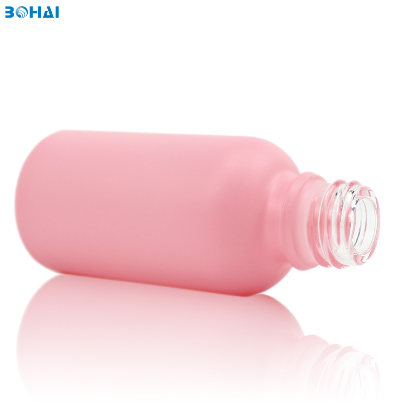 30 ml serum pink dropper bottle for essential CBD oil