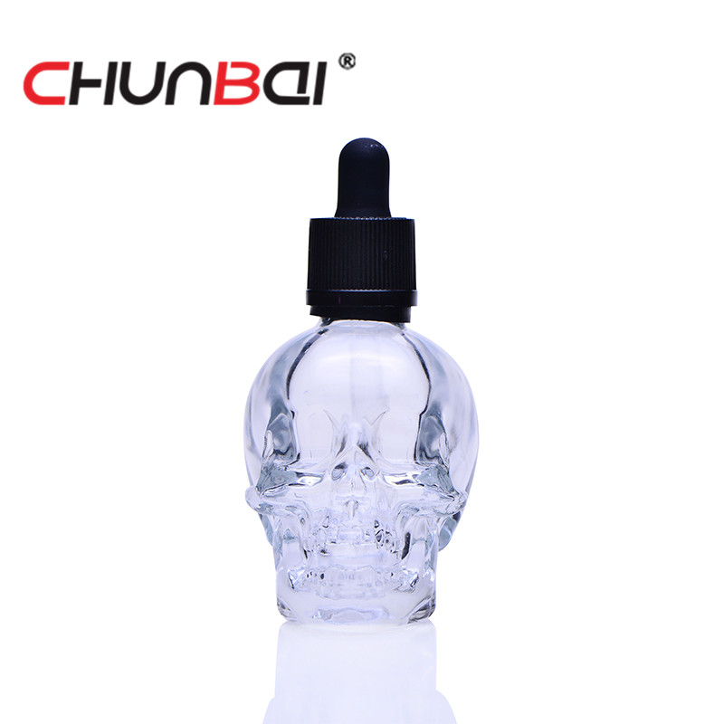 30 ml wholesale empty glass e liquid bottle with child resistant dropper