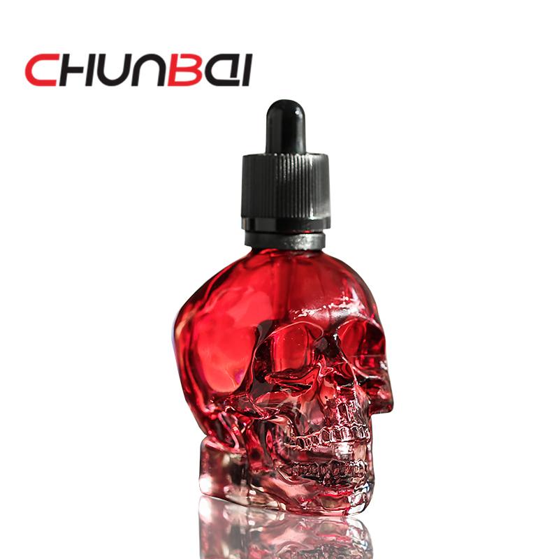 30 ml wholesale empty glass e liquid bottle with child resistant dropper