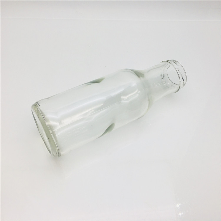 300 ml 12 oz empty soy milk packing juice glass bottles with metal lid