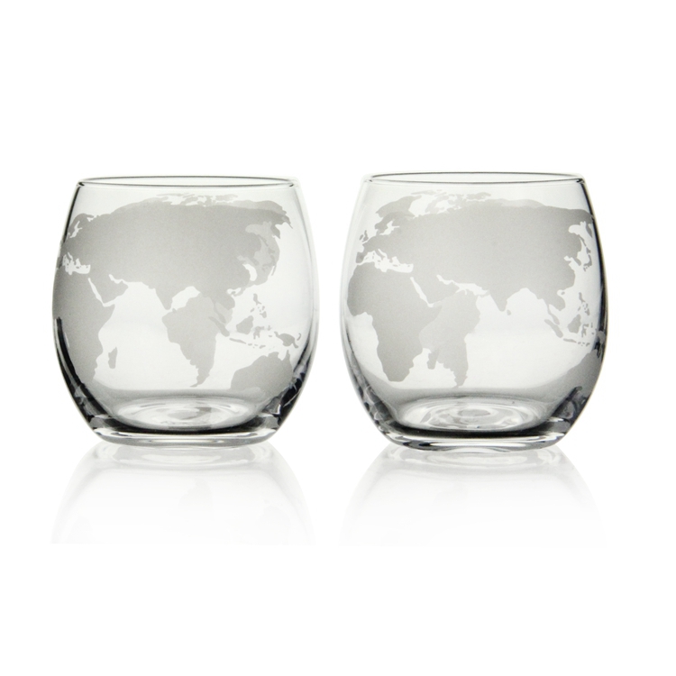 300 ml Glass mugs Glass globe glasses whiskey glass with the frosted logo
