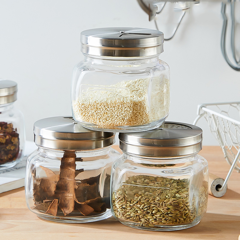 300 ml Kitchenware Glass Seasoning Jar Seasoning Pot