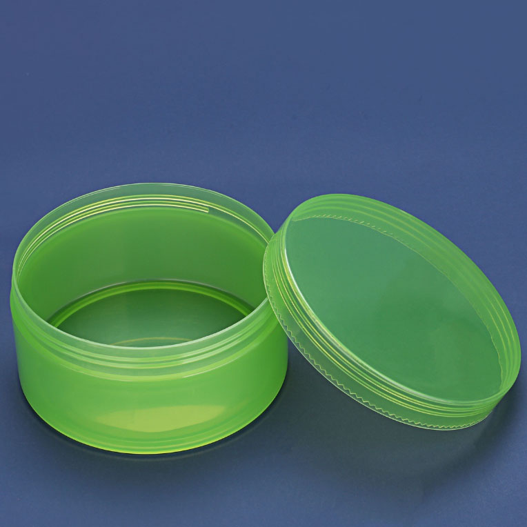 300ML Food Grade PP Transparent Plastic Cosmetic  Cream Jar With Gasket