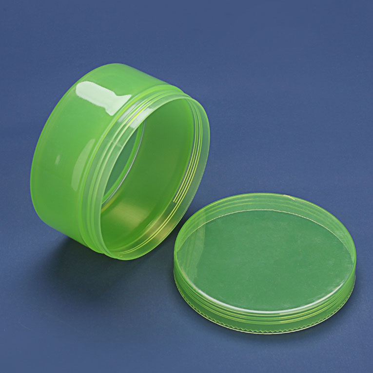 300ML Food Grade PP Transparent Plastic Cosmetic Cream Jar With Gasket