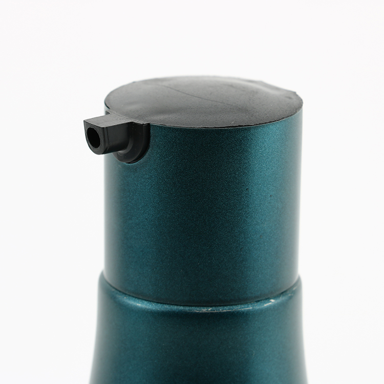 300ML Oil Glass Bottle New Design Stainless Steel Lid For Oiler Cruet Condiment Packing