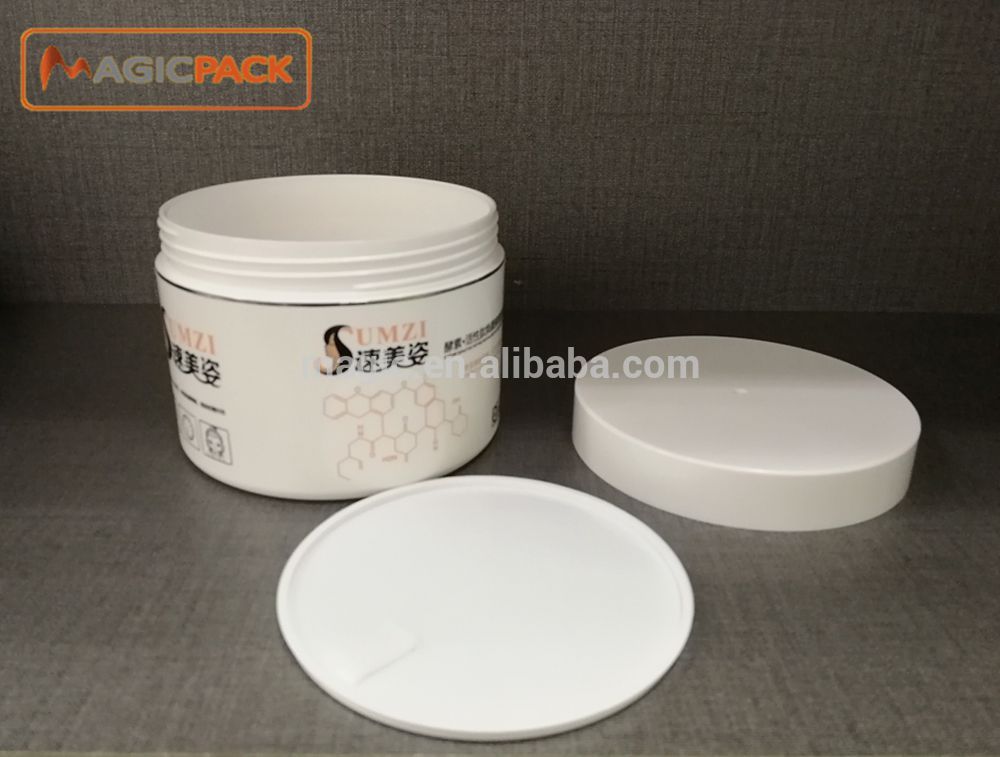 300g 500g big size hair gel jar facial mask Jar body care cream container plastic cosmetic packaging