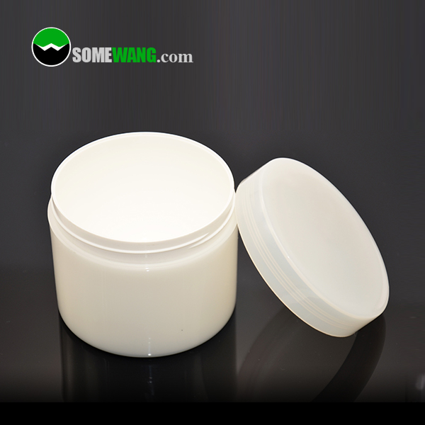 300g Best Value Hot Sale Cosmetic Packaging Plastic PP Double Wall Body Butter Cream Jar