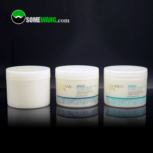 300g Best Value Hot Sale Cosmetic Packaging Plastic PP Double Wall Body Butter Cream Jar