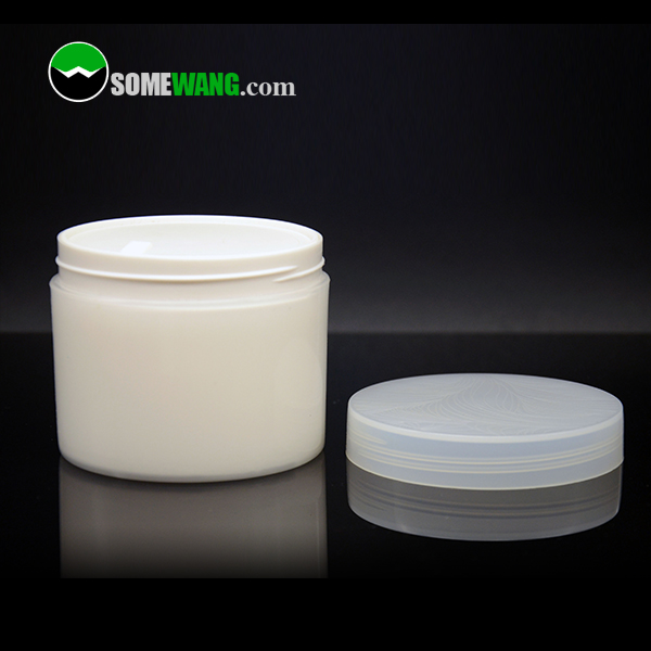 300g Best Value Hot Sale Cosmetic Packaging Plastic PP Double Wall Body Butter Cream Jar