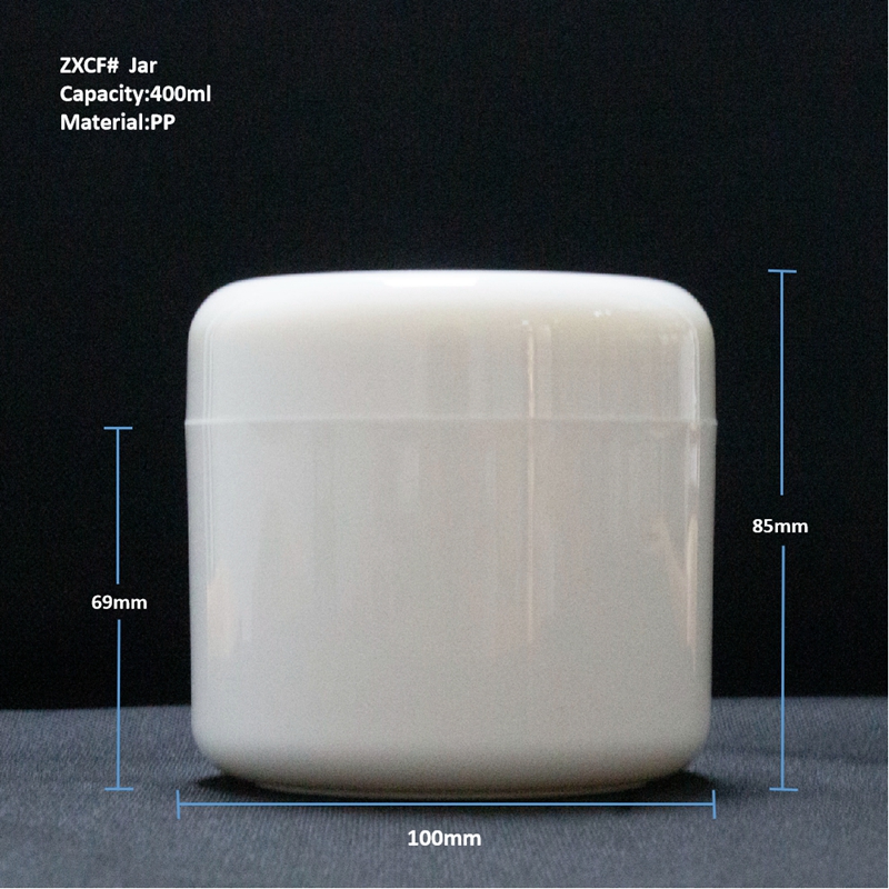 300g custom empty packaging 50g body scrub jars 500ml big body cream container PP plastic jars for skincare