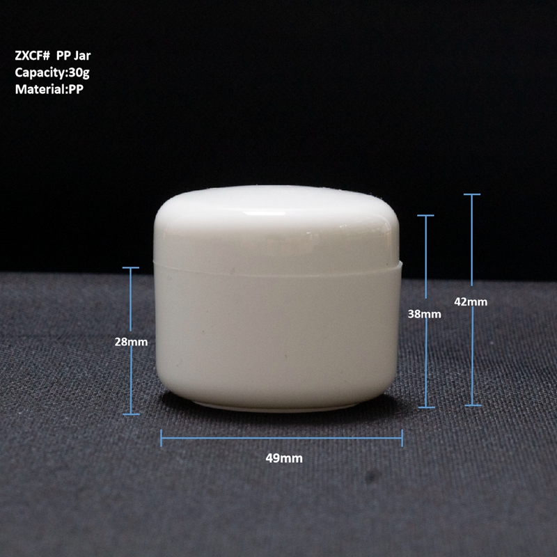 300g custom empty packaging 50g body scrub jars 500ml big body cream container PP plastic jars for skincare