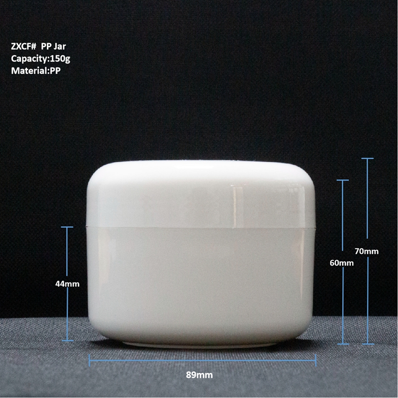 300g custom empty packaging 50g body scrub jars 500ml big body cream container PP plastic jars for skincare