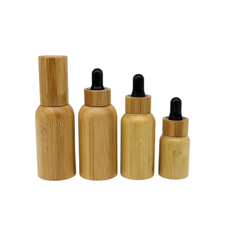 300ml 10mlBamboo Glass Dropper Essential Oil Bottle bamboo essential oil bottle dropper bottle